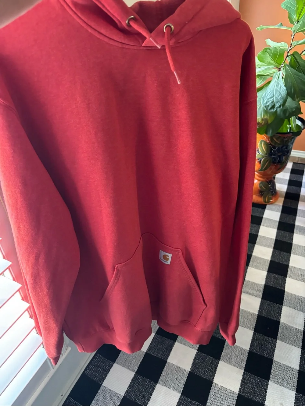 XL Tall Carhartt Red Pullover Hoodie